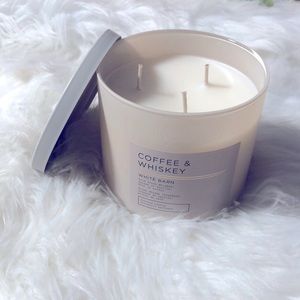 BATH AND BODY WORKS Coffee & Whiskey 3 wick candle
